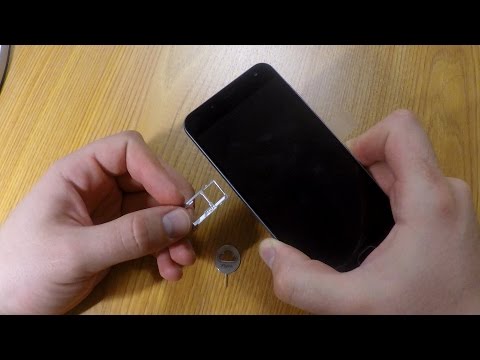 Meizu M2 Mini - как вставить симку (нано сим карту)