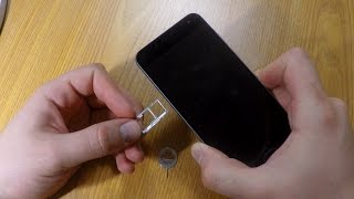 Meizu M2 mini - как вставить симку (нано сим карту) Meizu M2 mini - как вставить симку (нано сим карту)