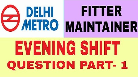 DMRC ANSWER KEY 2018| DMRC FITTER MAINTAINER ANSWER KEY 2018