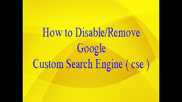 How to Disable Google Custom Search Engine ( cse ) Computer Hacking Tips and Tricks