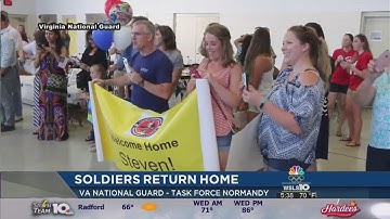Virginia National Guard Soldiers return home after Qatar deployment