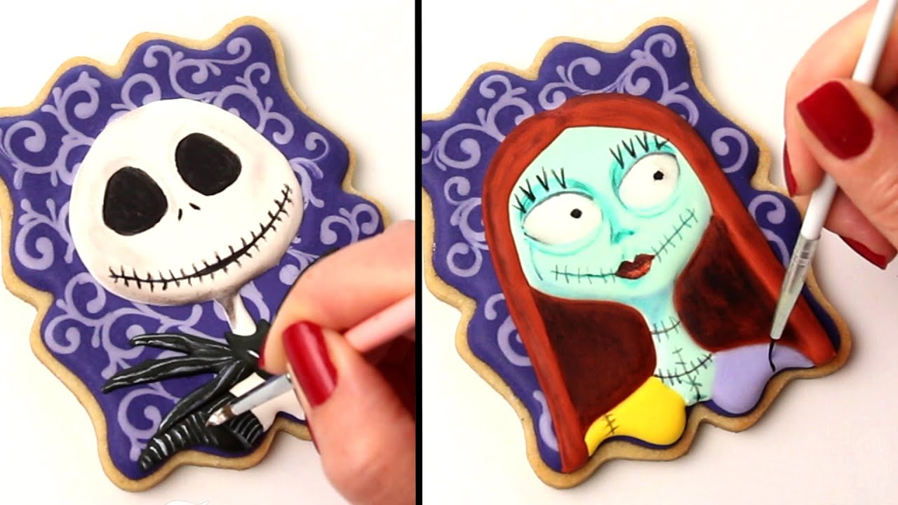 The Nightmare Before Christmas Cookies | Royal Icing Cookie Decorating