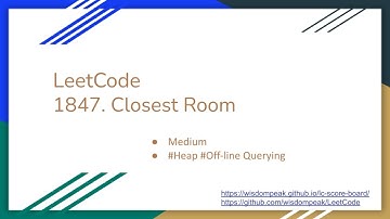 【每日一题】1847. Closest Room, 5/5/2021