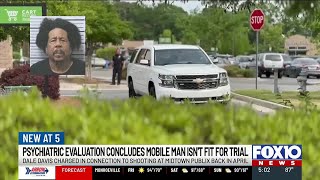 Psychiatric evaluation concludes Mobile man unfit for trial