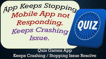 How To Fix Quiz Games App Keeps Stopping | Keeps Crashing Problem | Problem Resolved