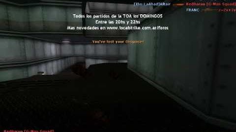 Spy killing a Sniper TFC