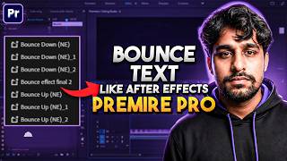 How to Make BOUNCE TEXT Like After Effects in Premiere Pro! (FREE Presets)