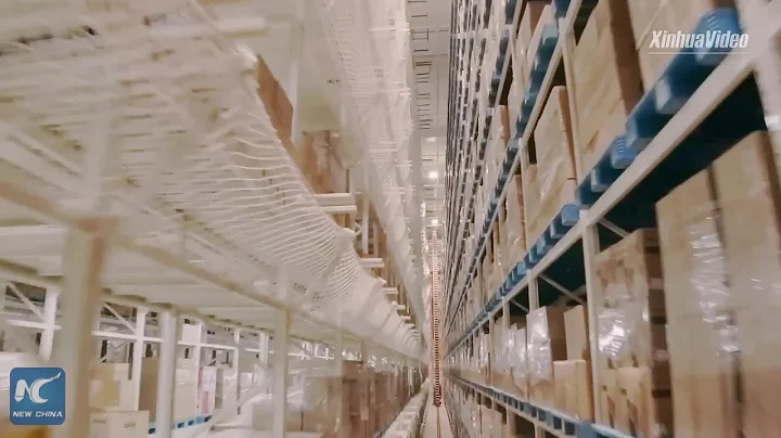 A glimpse of giant smart warehouse in China