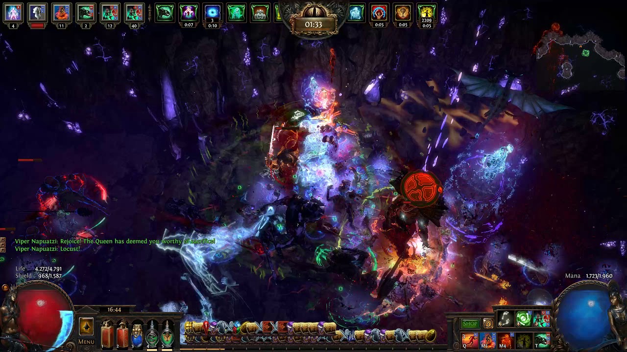 POE 4 Timless Emblem Fight with Summoner Build 3.8