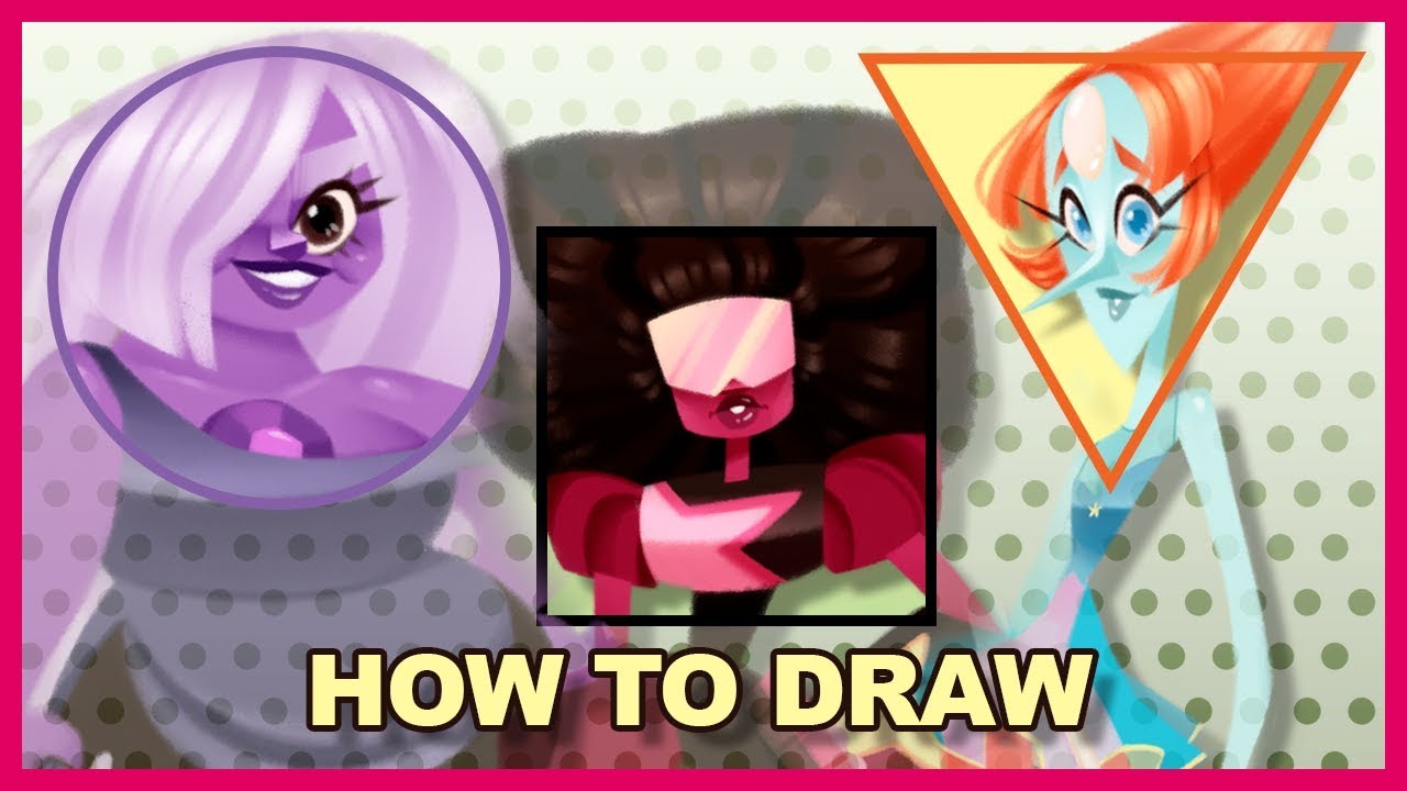 Drawing Body Shapes W/ Steven Universe Characters | Heroines