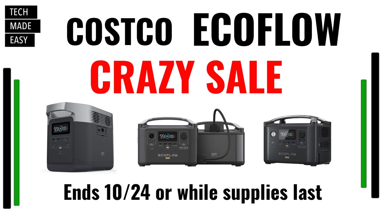 SALE ENDED CRAZY EcoFlow DEALS at COSTCO until 10/24 or while supplies  last! Link in Description