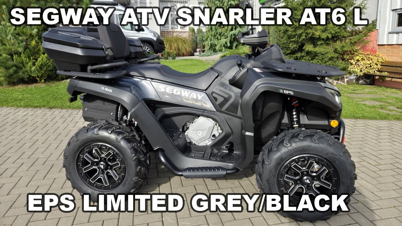 SEGWAY ATV SNARLER AT6 L EPS LIMITED GREY/BLACK 4K