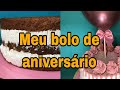 DECORANDO O BOLO DO MEU ANIVERSÁRIO | DRIP CAKE 🎂 |