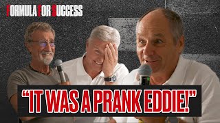 'That'll teach you for looking in my briefcase!' | Gerhard Berger's hilarious prank on Eddie Jordan