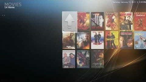 MEBO - xbmc based media center skin demo