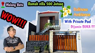 REVIEW VILLA GAIA LODGE  ( VILLA TER HITSS DI KOTA BATU MALANG )😍😍 #villabatumalang #villamurahbatu