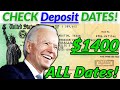 STIMULUS UPDATE - CHECK DEPOSIT DATES - $1400 STIMULUS CHECKS - Direct Deposit & Mailed Checks!