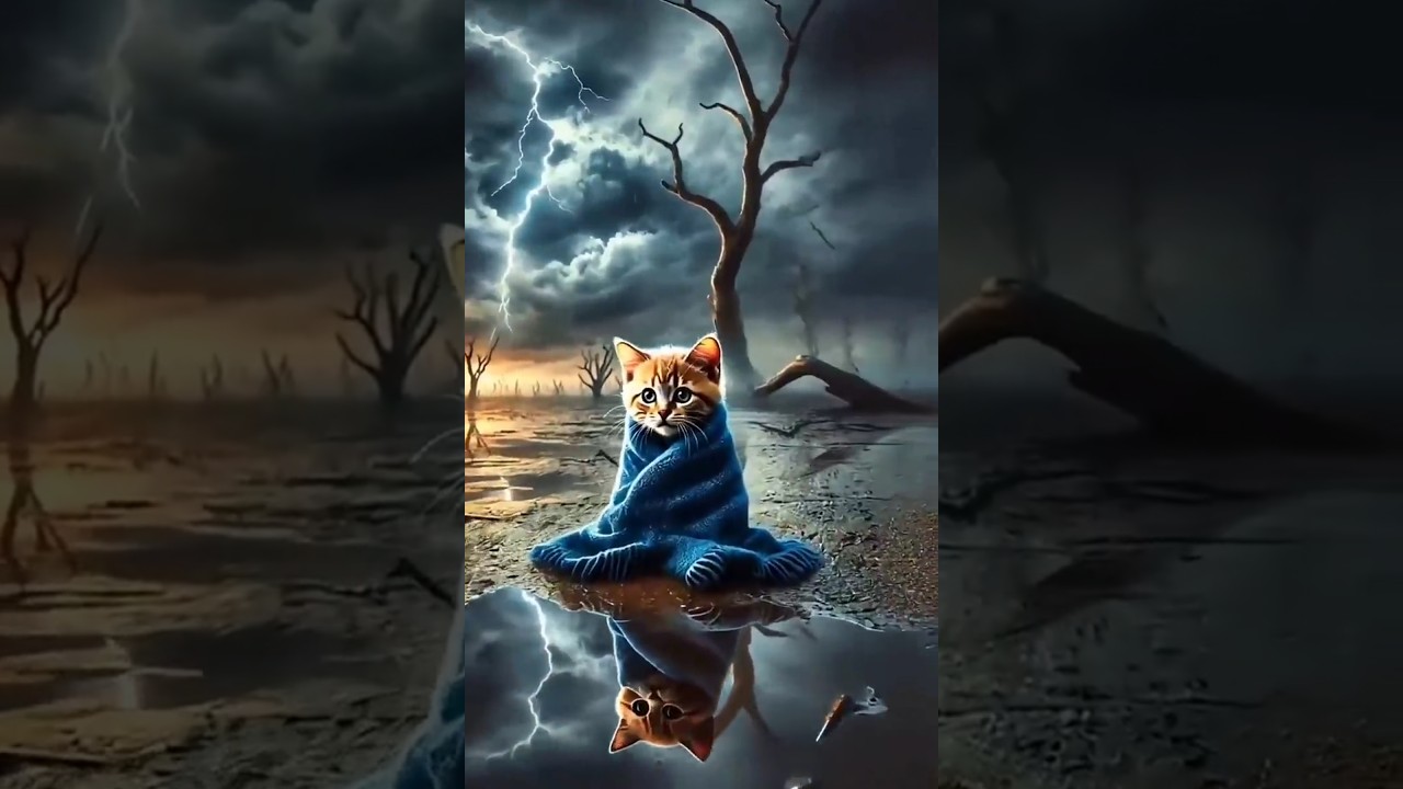 Orange Cat Adventure Childhood  