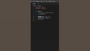 Langage C - Comment utiliser strncpy #shorts