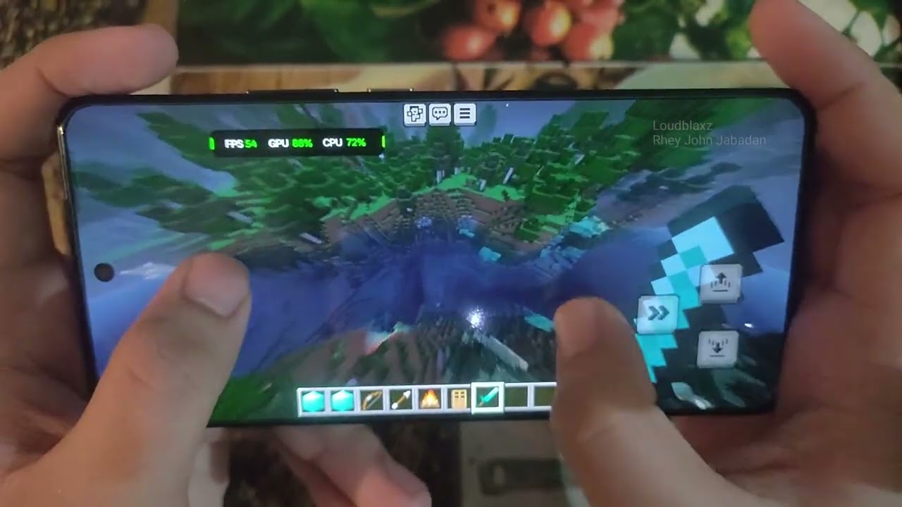 Minecraft Realme GT 7T Game Test Dimensity 8400 Max