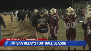 KHSAA delays football season