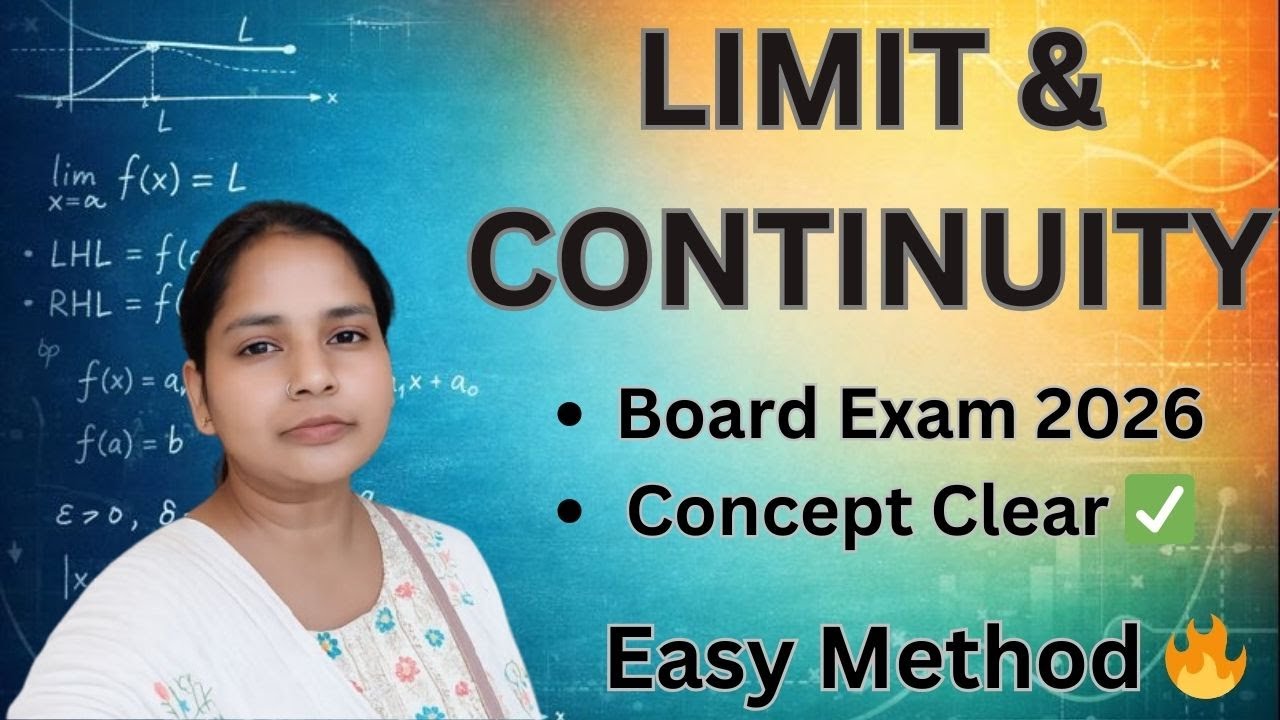 Limits & Continuity Class 12 Maths 🔥 | Complete Chapter | Board Exam 2026