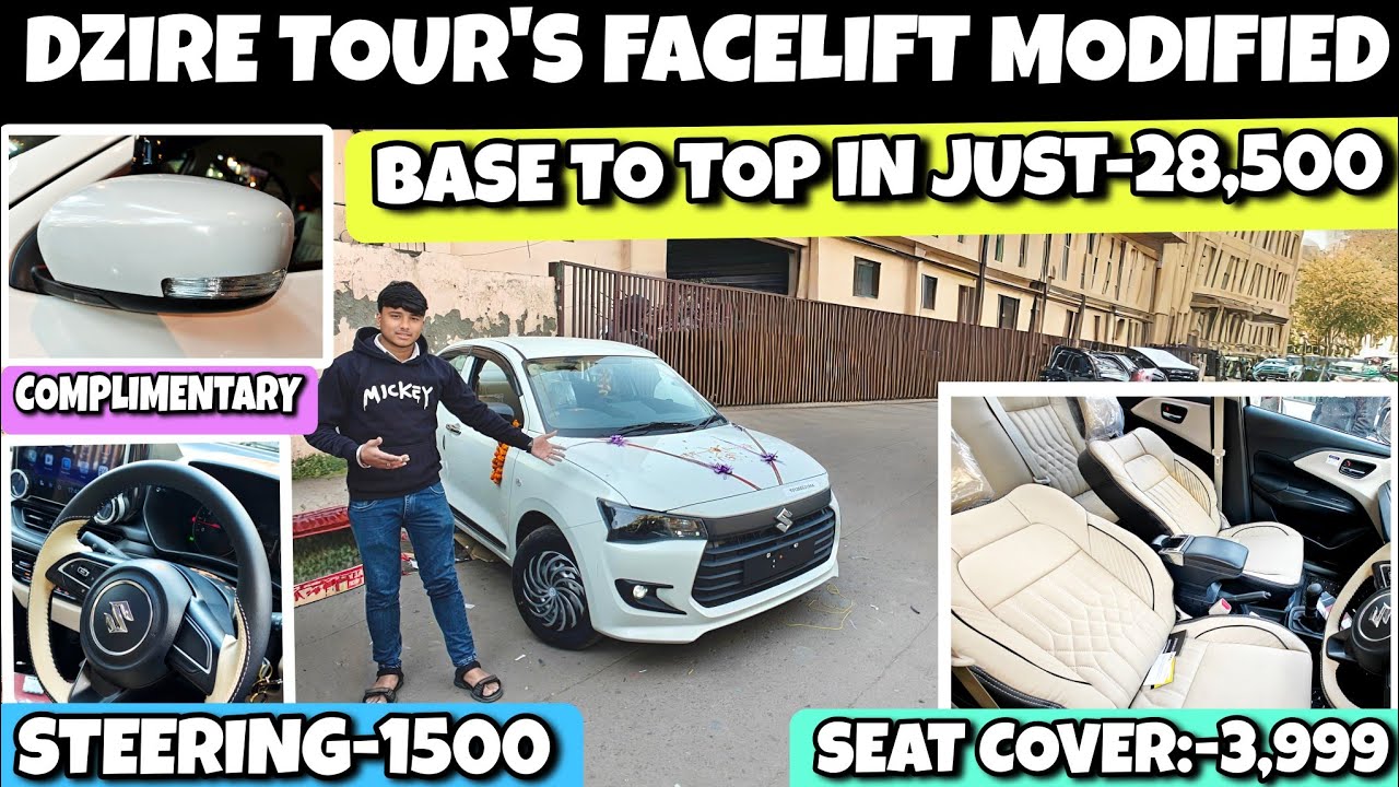 New Maruti Suzuki Dzire Facelift Tour's 2025 Genuine Modified✅|Price|Feature| Dzire facelift 2024