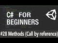 28 Methods in C #( call by reference) | Call by address in C# |Methods call in C Sharp Hindi Video