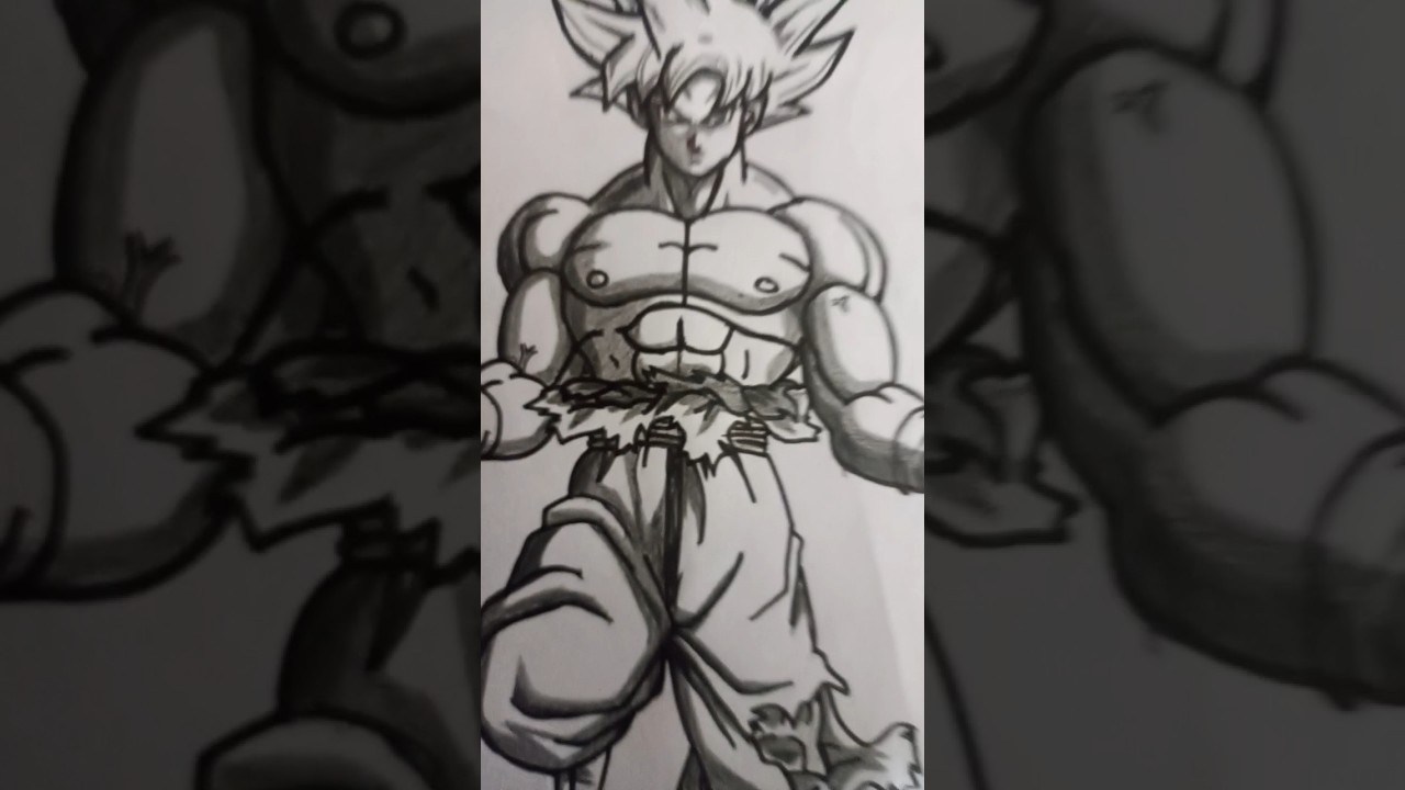 Ultra Instinct Goku Drawing 