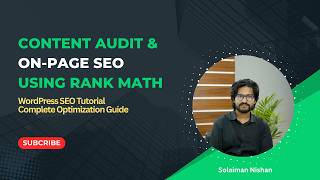 Content Audit & On-Page SEO using Rank Math 🔥 | WordPress SEO Tutorial 2026 @solaimannishan