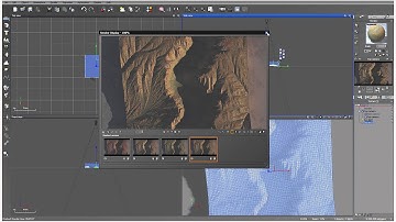 Canyon Shaping terrain in Vue part1