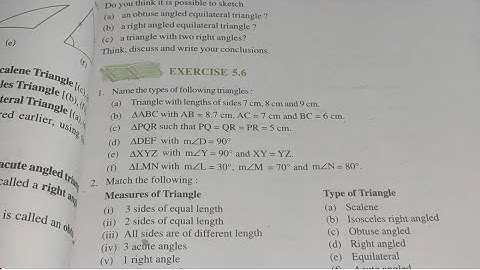 Ncert class 6th Maths chapter 5 Ex 5.6 Solutions  understanding elementary shapes