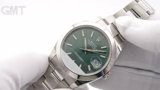 ROLEX デイトジャスト 41 126300 ミントグリーン オイスターブレスレット【未使用】