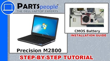 Dell Precision M2800 (P29F001) CMOS Battery How-To Video Tutorials