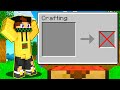 PROVO A FINIRE MINECRAFT SENZA CRAFTING TABLE *NUOVA REGOLA*