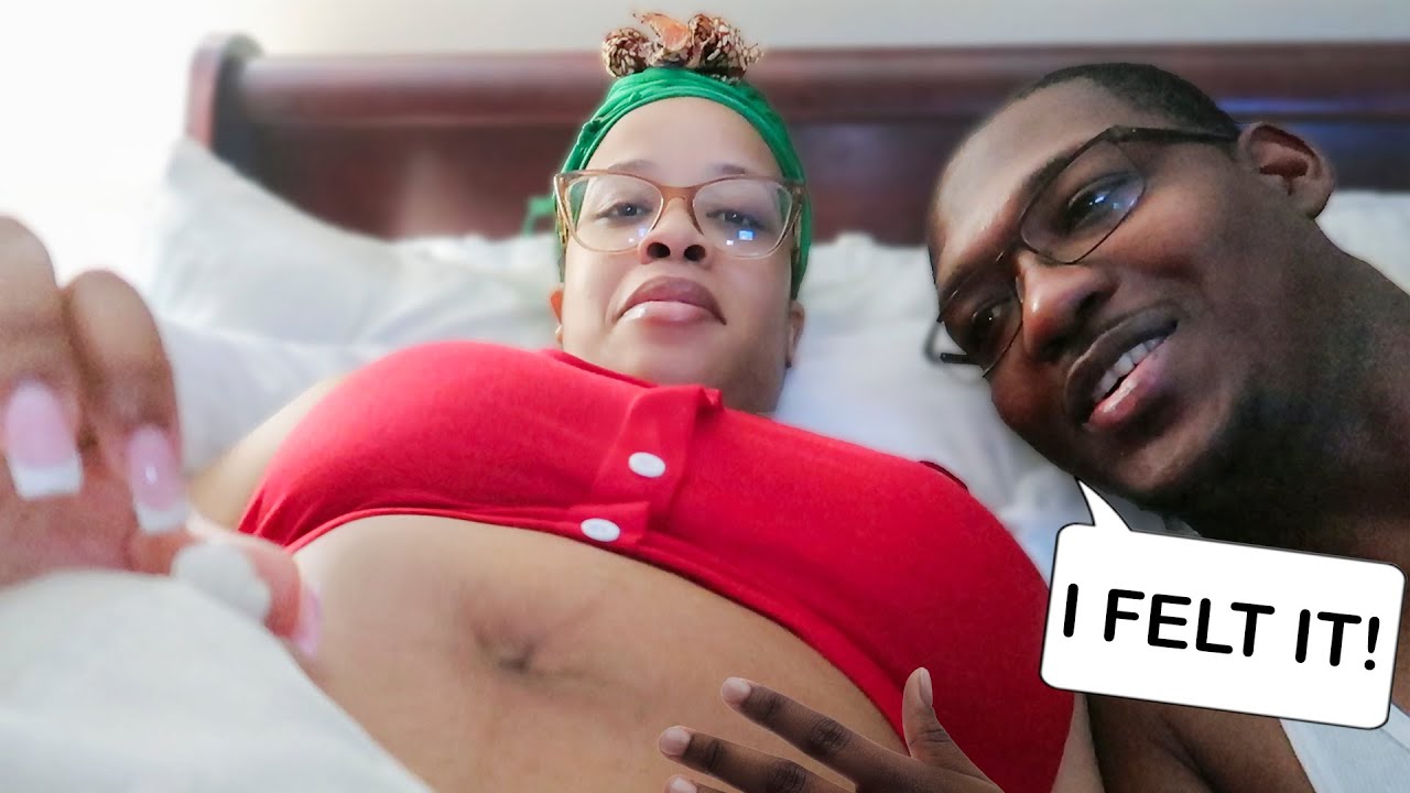 RAYON FELT OUR BABY'S KICKS FOR THE FIRST TIME! *EMOTIONAL*