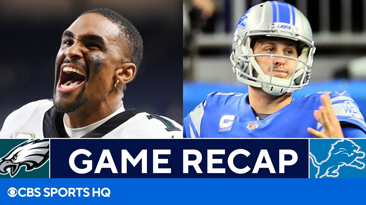 Eagles Dominate Lions 446, Rushing for 200+ Yards FULL Game Recap CBS Sports HQ YouTube