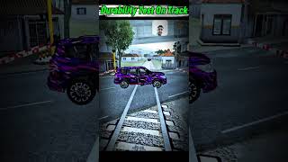 Track Par Extreme Durability Test 😱 #gaming #danger #emergency #bussid #ambulance #shorts