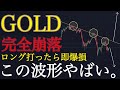 【⚠️完全崩落】この波形流石にやばいです。:XAUUSD分析