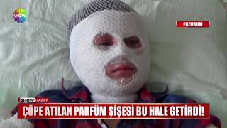 Çöpe atılan parfüm şişesi bu hale getirdi!