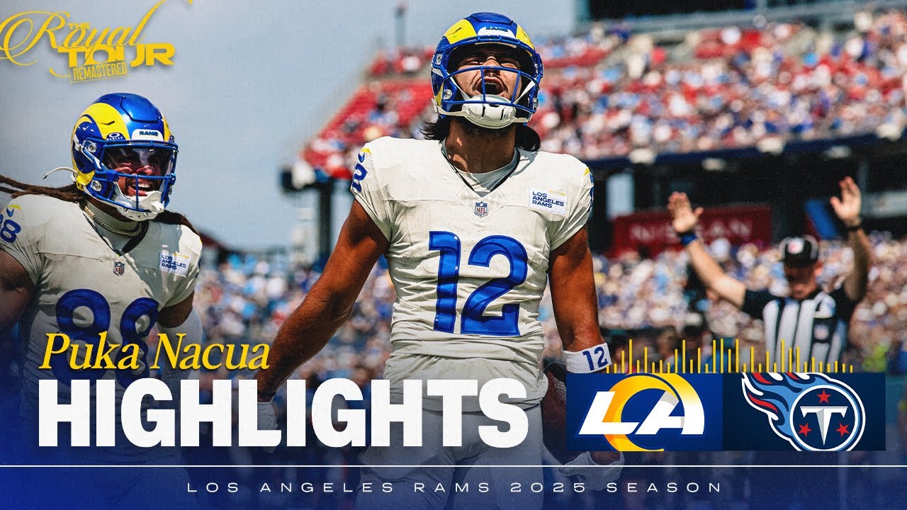 HIGHLIGHTS: Every Puka Nacua Reception in Week 2 Win Over Titans