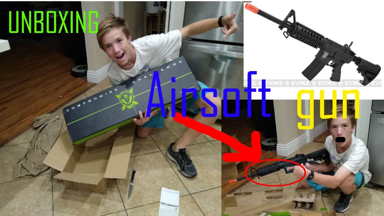 Unboxing Airsoft Gun YouTube