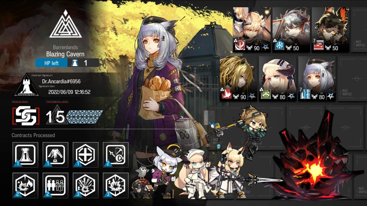 [Arknights][CC#7 Pine Soot][MAX Risk 15] Day 1+2 - We're going Monster Hunting