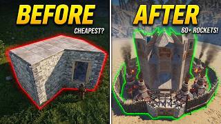 The Cheapest BEST (4X4) Rust Base Build - 60+ Rockets