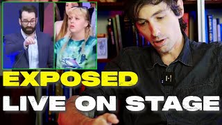 Matt Walsh Exposes A Leftist In A Lie So Badly She Runs Off Stage