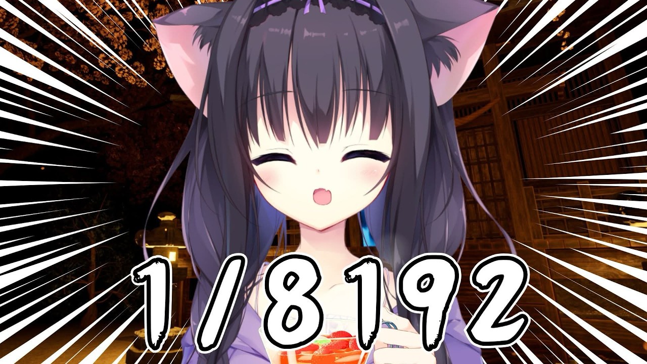 【1/8192】今月の運はどうなのか運ゲーに挑んで確認してみる！【Vtuber/藤咲ミア】