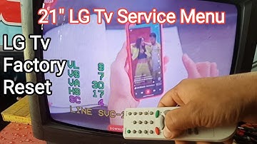How To Open LG TV Service Mode | Softwere | Factory Reset | 21" LG Tv | Urdu Hindi