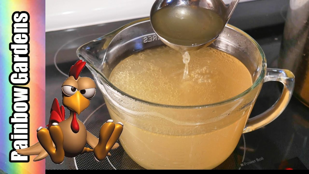 Easy Homemade Chicken Stock (with easy freeze and thaw)