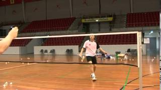 Peter Gade   Cross Shot At The Net   BHS   YouTube screenshot 4