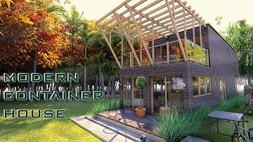Modern Design Container House| Architectural Visualization|Lumion9| 3DAnimation |3DRender |Realistic